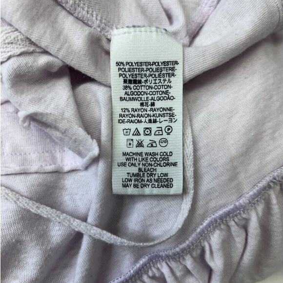 We The Free Womens All You Need Ruched V-Neck Flowy Lightweight Tee Shirt S - Picture 6 of 8